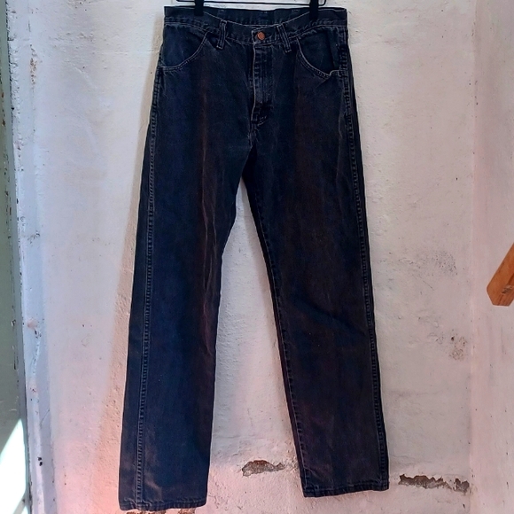 Rustler black straight-leg jeans - Picture 1 of 4